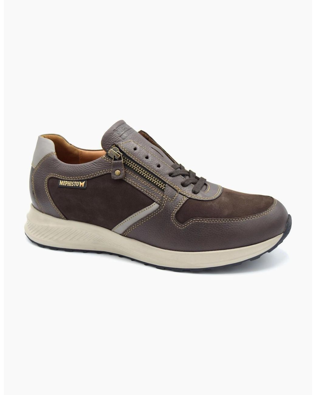 Mephisto Gray Dino Casual Shoe for men