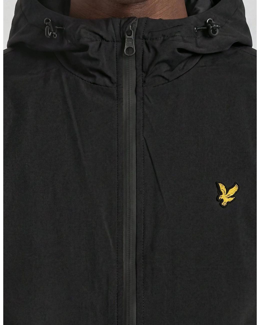 Lyle & Scott Black Active Technical Windbreaker Jacket for men