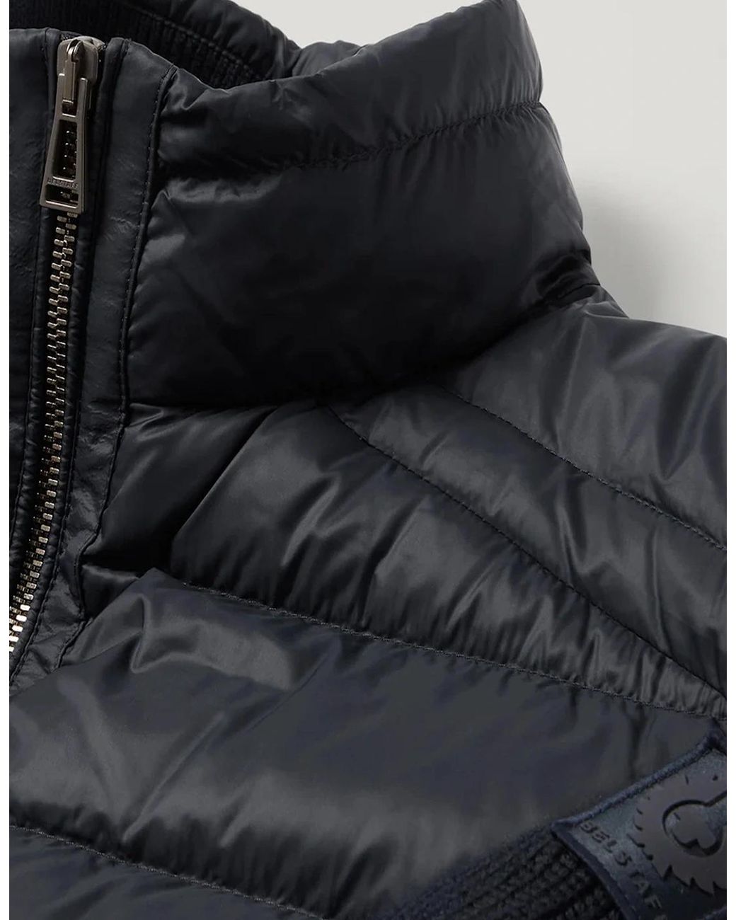 Belstaff Blue Compound Hybrid Cardigan for men