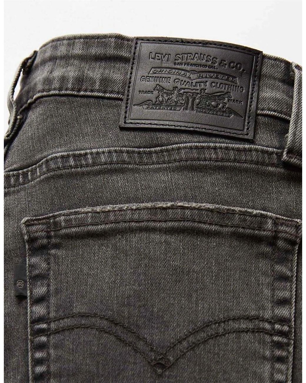 Levi's Gray Levi's High Rise Wide Fit Five Pocket Jeans