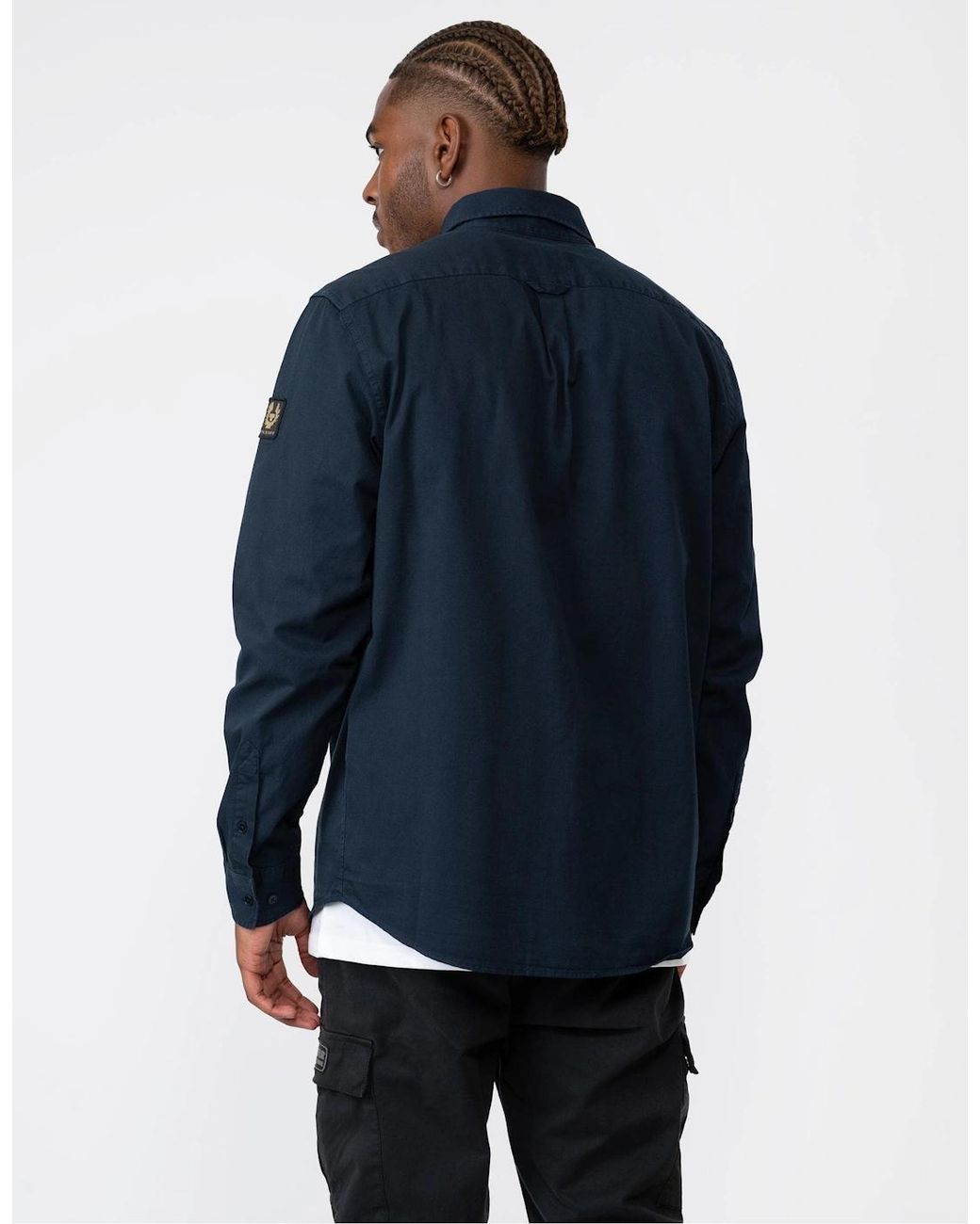 Belstaff Blue Scale Shirt for men