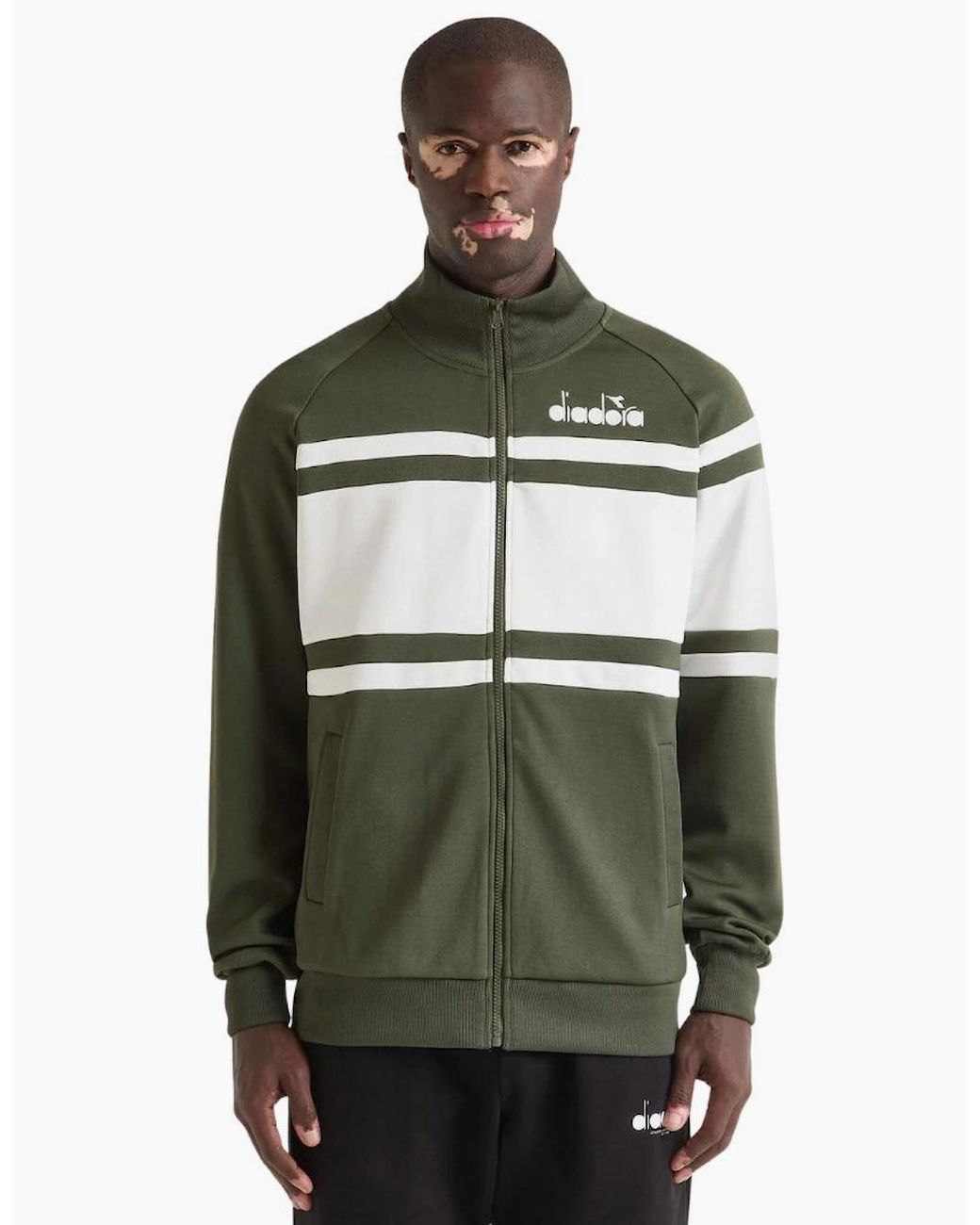 Diadora Green 80S Rifle Track Jacket for men