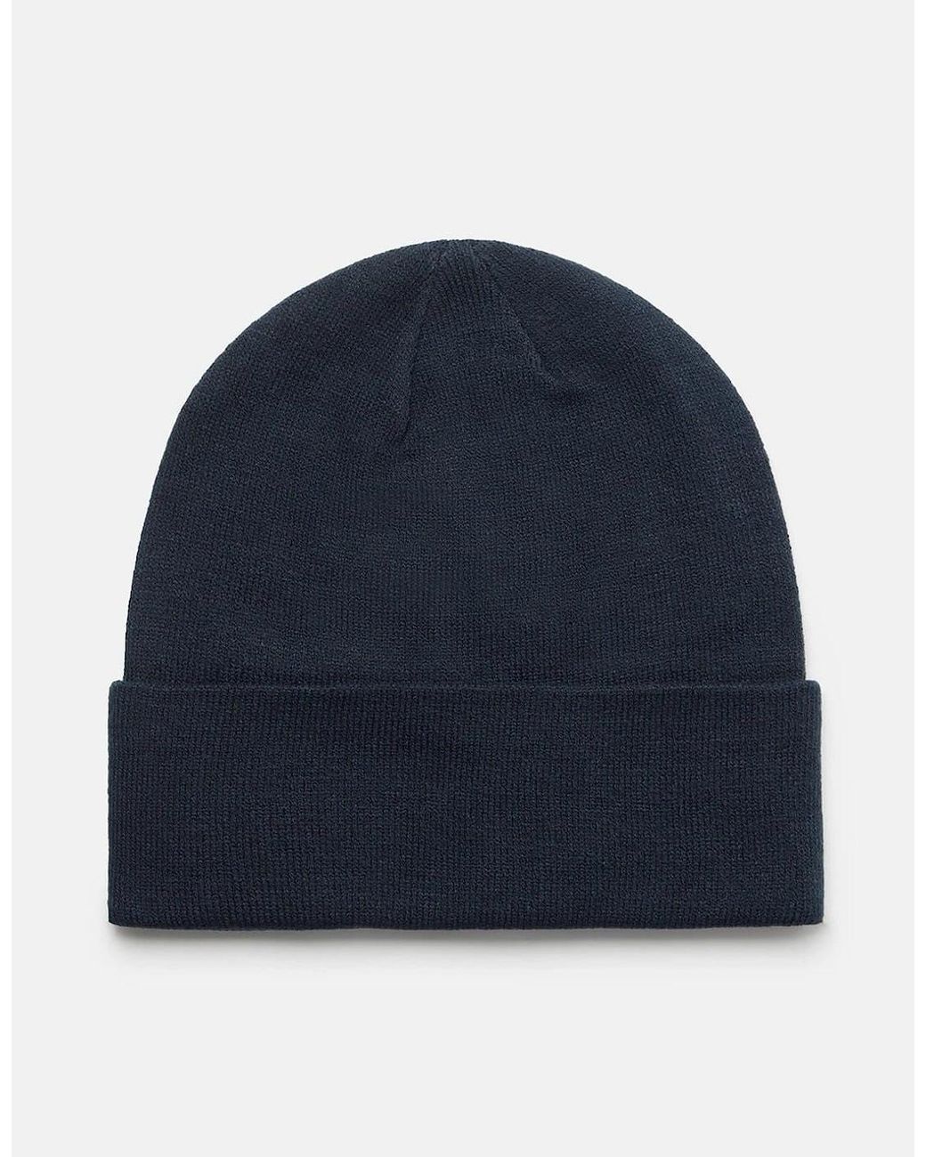 Lyle & Scott Blue Golden Eagle Branding Logo Beanie for men