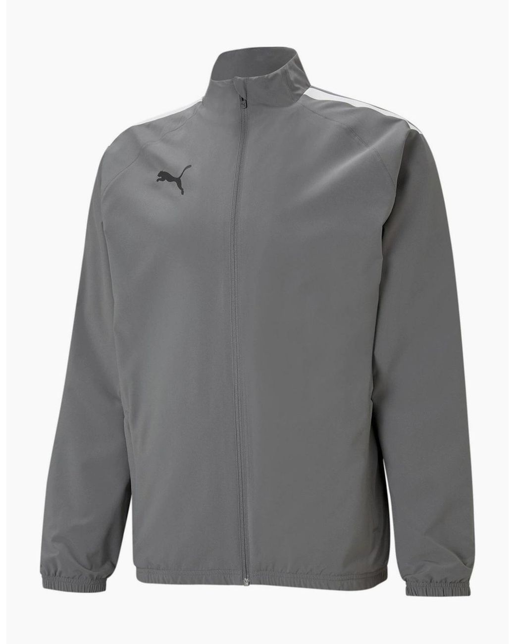 PUMA Gray Teamliga Sideline Jacket Tracksuit Top for men