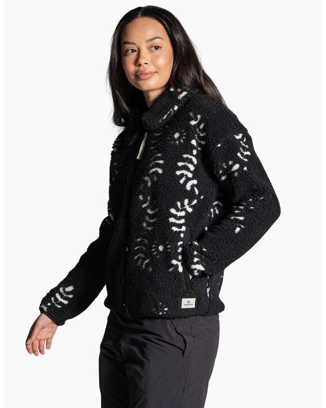 Craghoppers Black Ulvi Full Zip Fleece