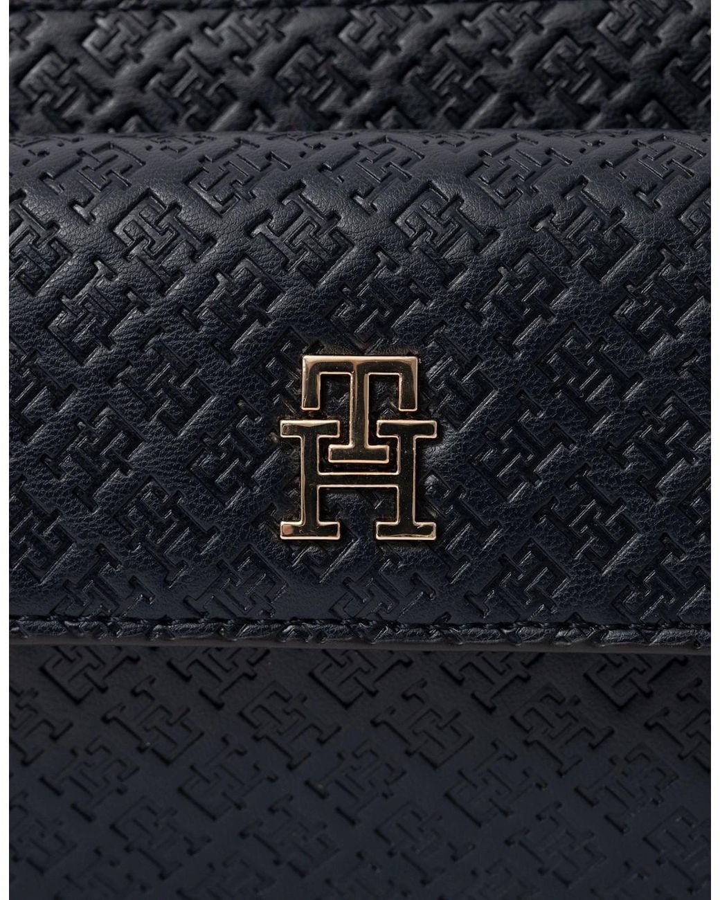 Tommy Hilfiger Blue Th Icon Mono Print Camera Bag