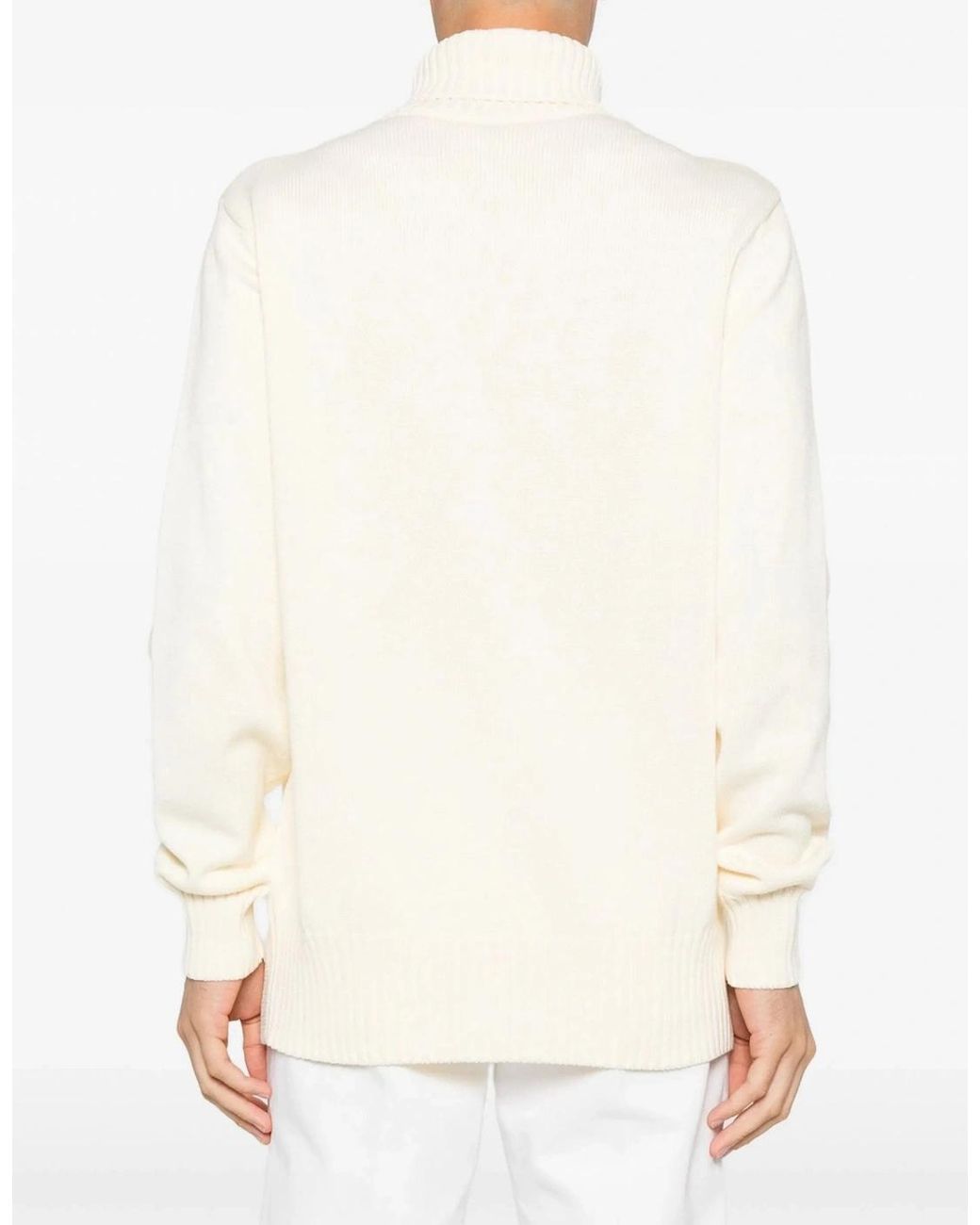 Givenchy White Turtleneck Sweater Off for men