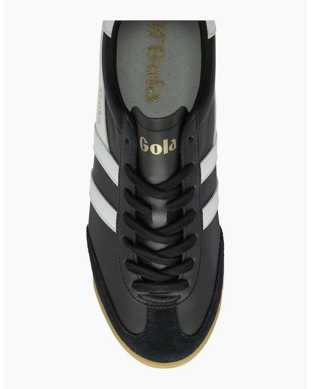 Gola Black Torpedo Leather Trainers for men