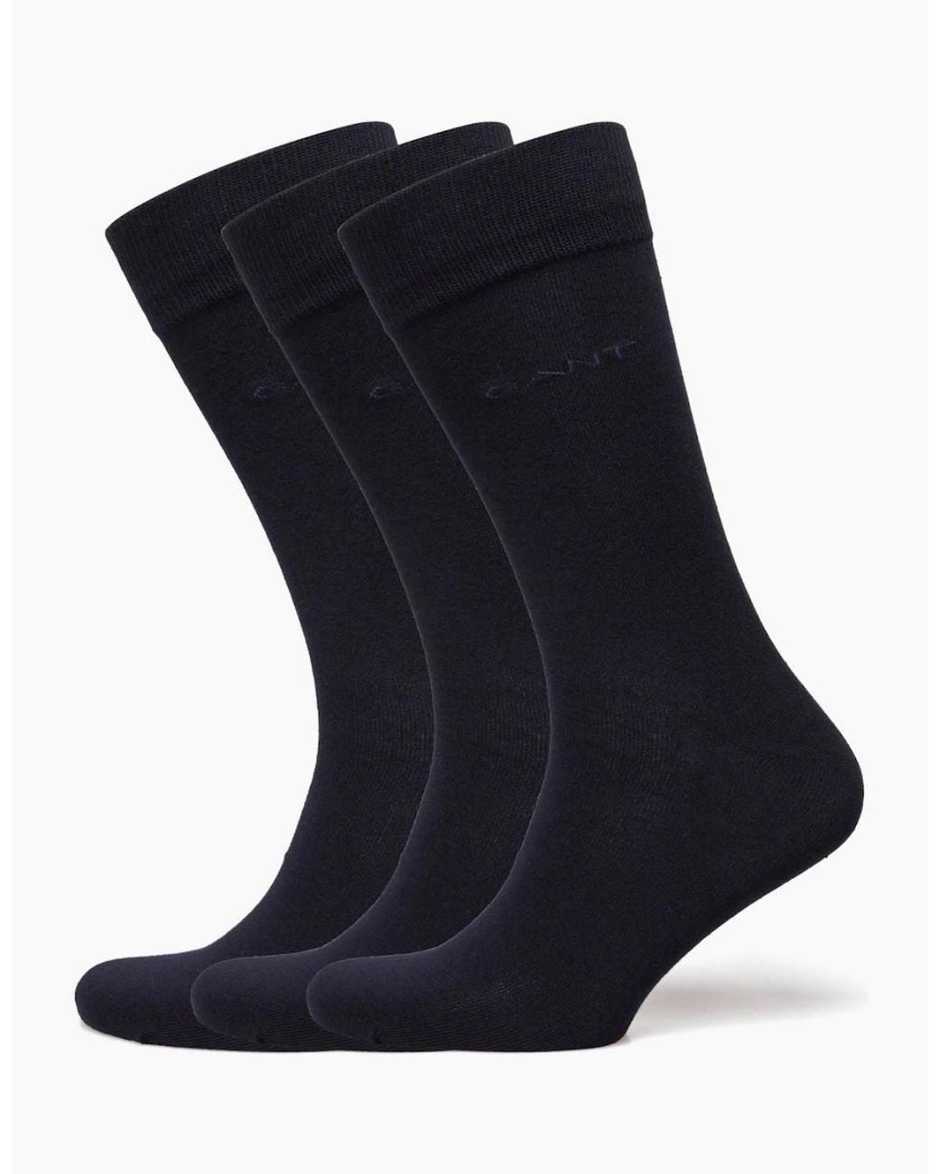 Gant Blue 3-Pack Soft Cotton Socks for men