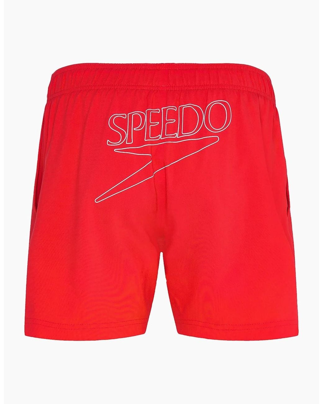 Speedo Red Classic Volley Logo Swim Shorts for men