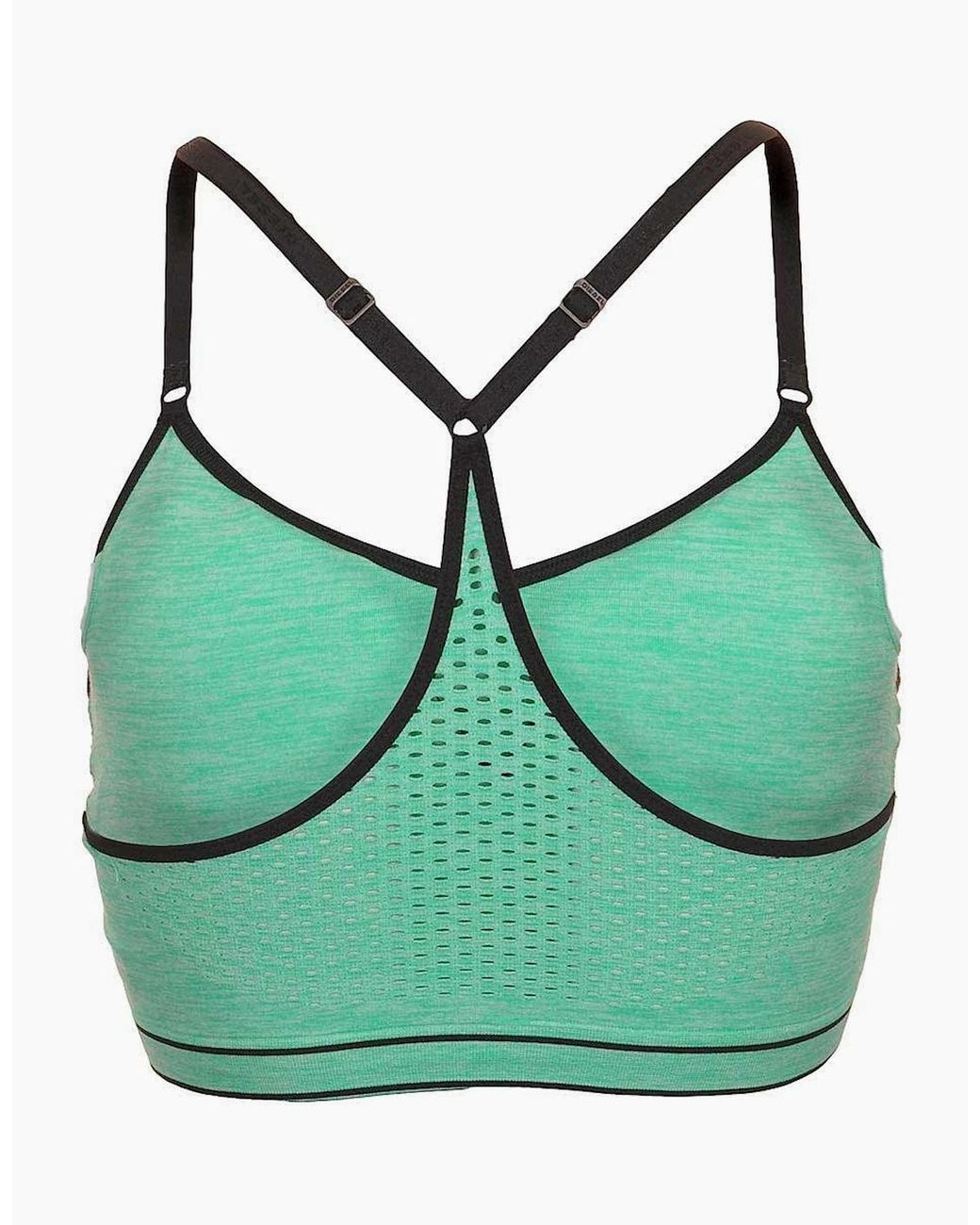 DIESEL Green Poka-Stretch Jersey Bralette