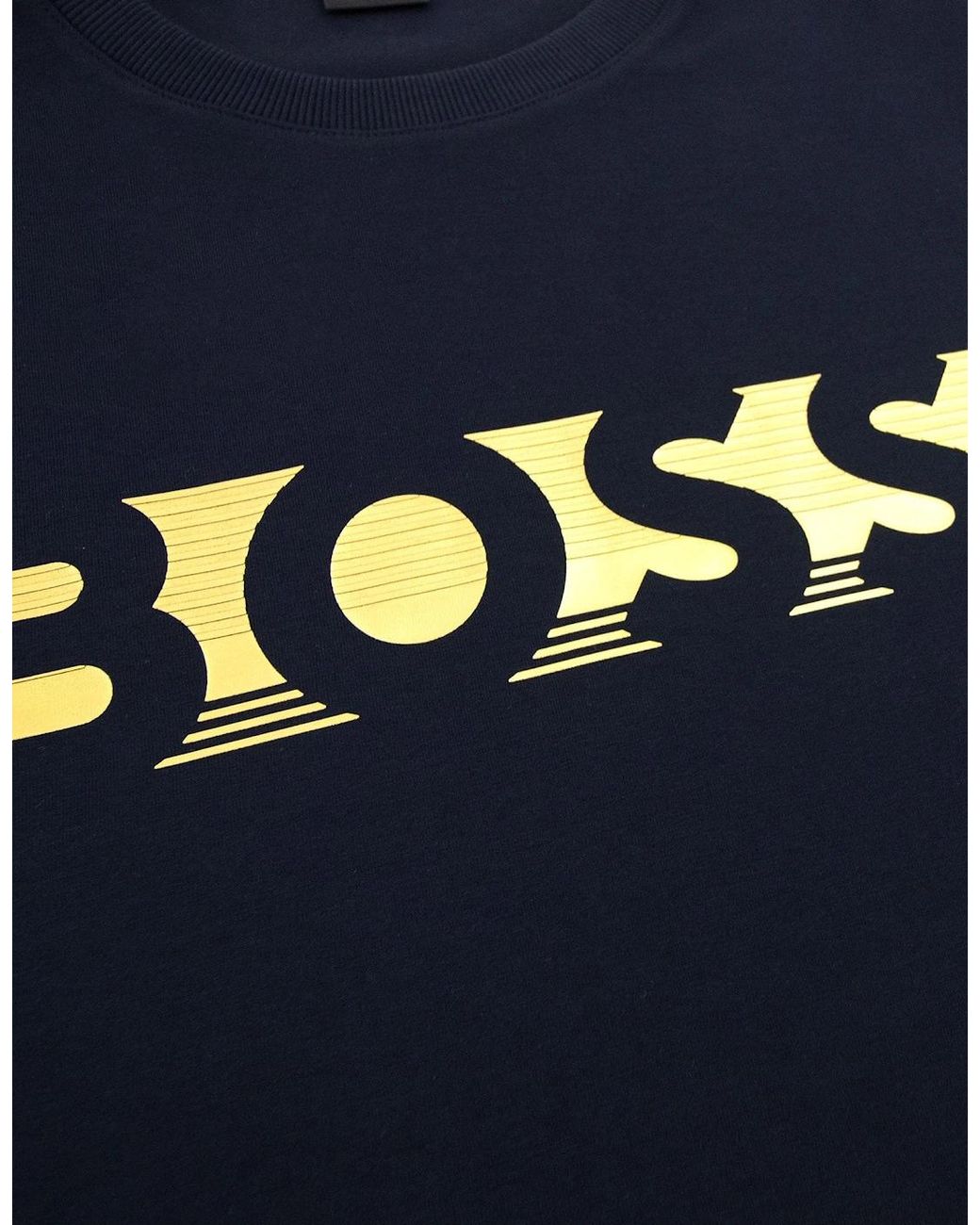 Boss Blue Salbo 1 Crew Neck Sweat Dark 402 for men