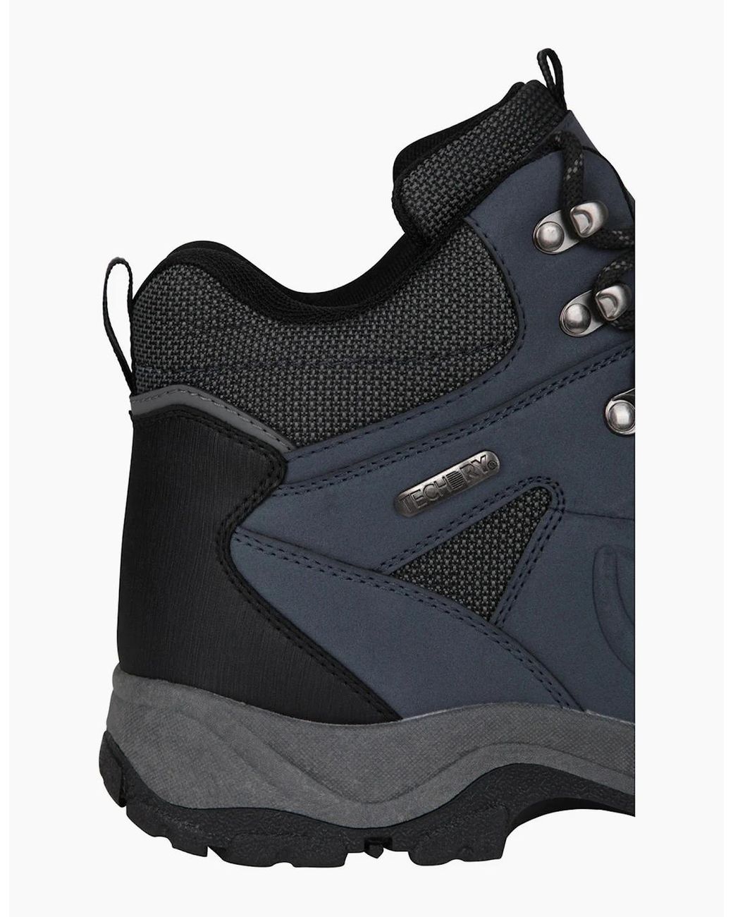 Mountain Warehouse Black Adventurer Waterproof Hiking Boots for men