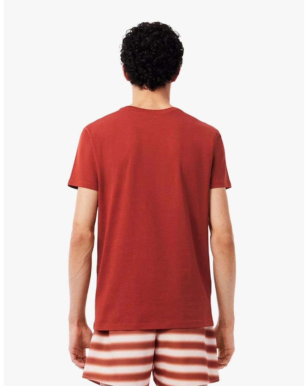 Lacoste Red Pima T Shirt for men