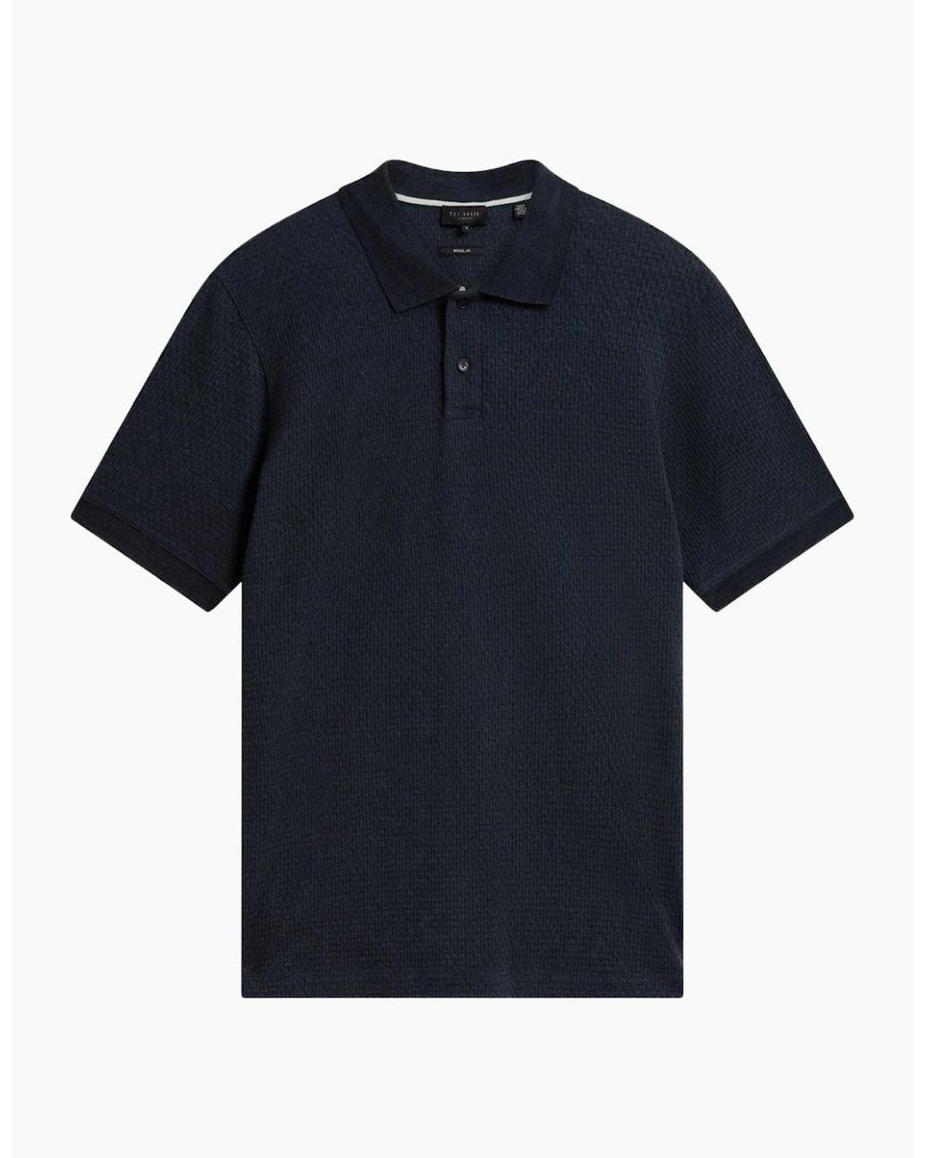 Ted Baker Blue Redman Regular Textured Polo Shirt for men