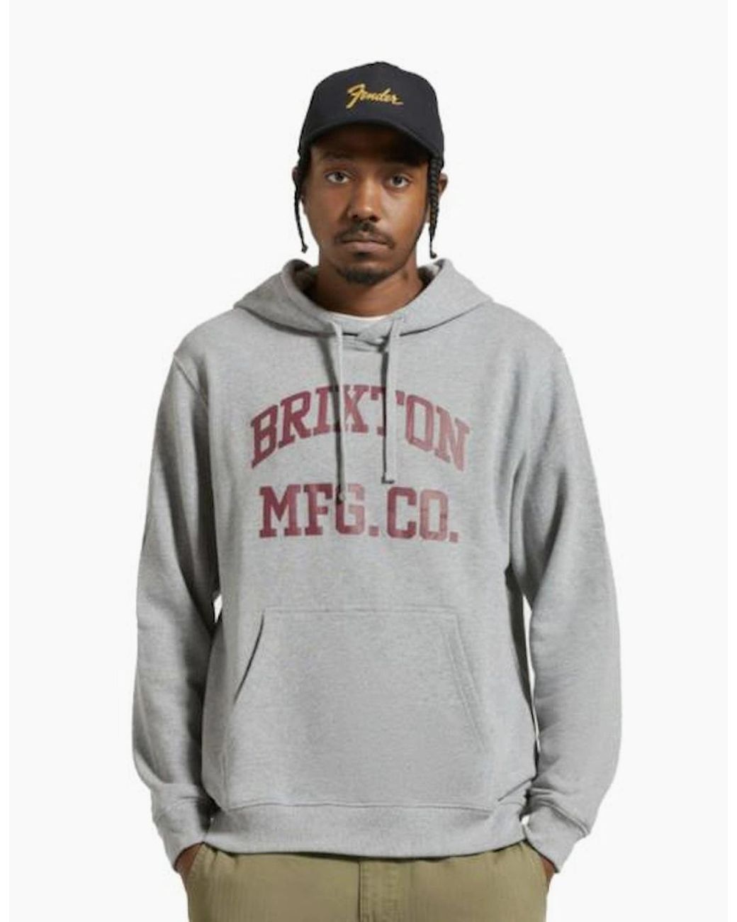Brixton Gray Varsity Broken for men