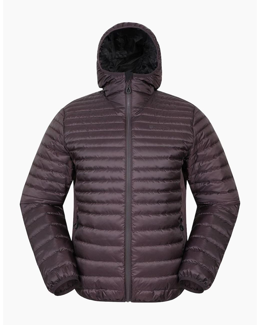 Mountain Warehouse Purple Hybrid Extreme Featherweight Down Filled Hooded Jacket for men