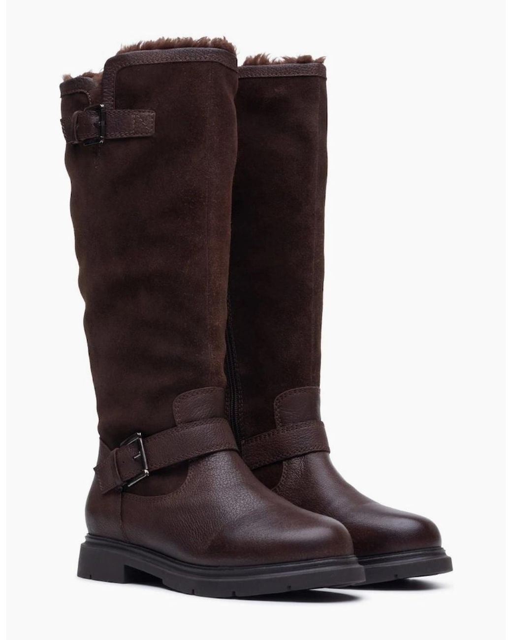 Hush Puppies Brown Cressida Knee High Boots