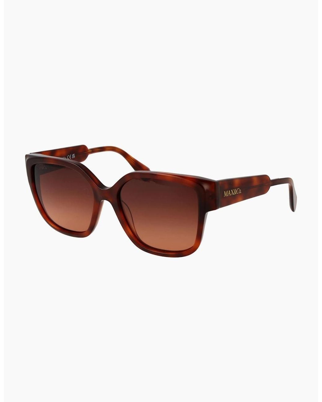 MAX&Co. Brown Sunglasses Mo0075 52F 55