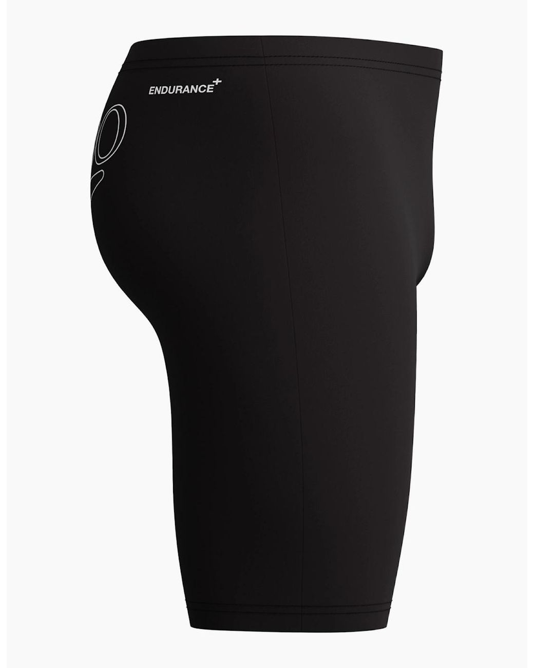 Speedo Black Logo Endurance+ Jammer Shorts for men