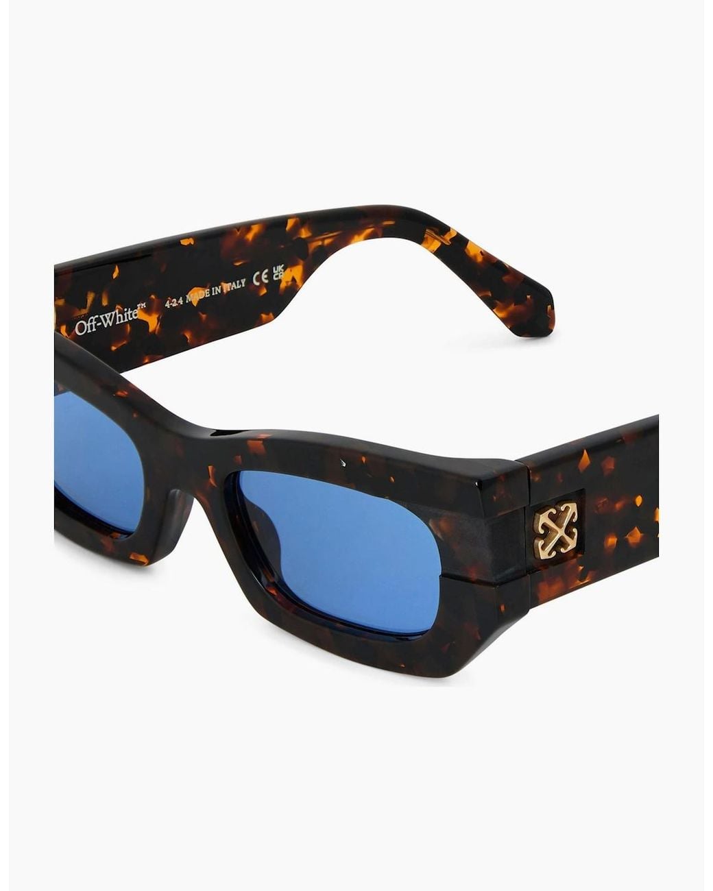 Off-White c/o Virgil Abloh Blue Off Belleville Sungls for men