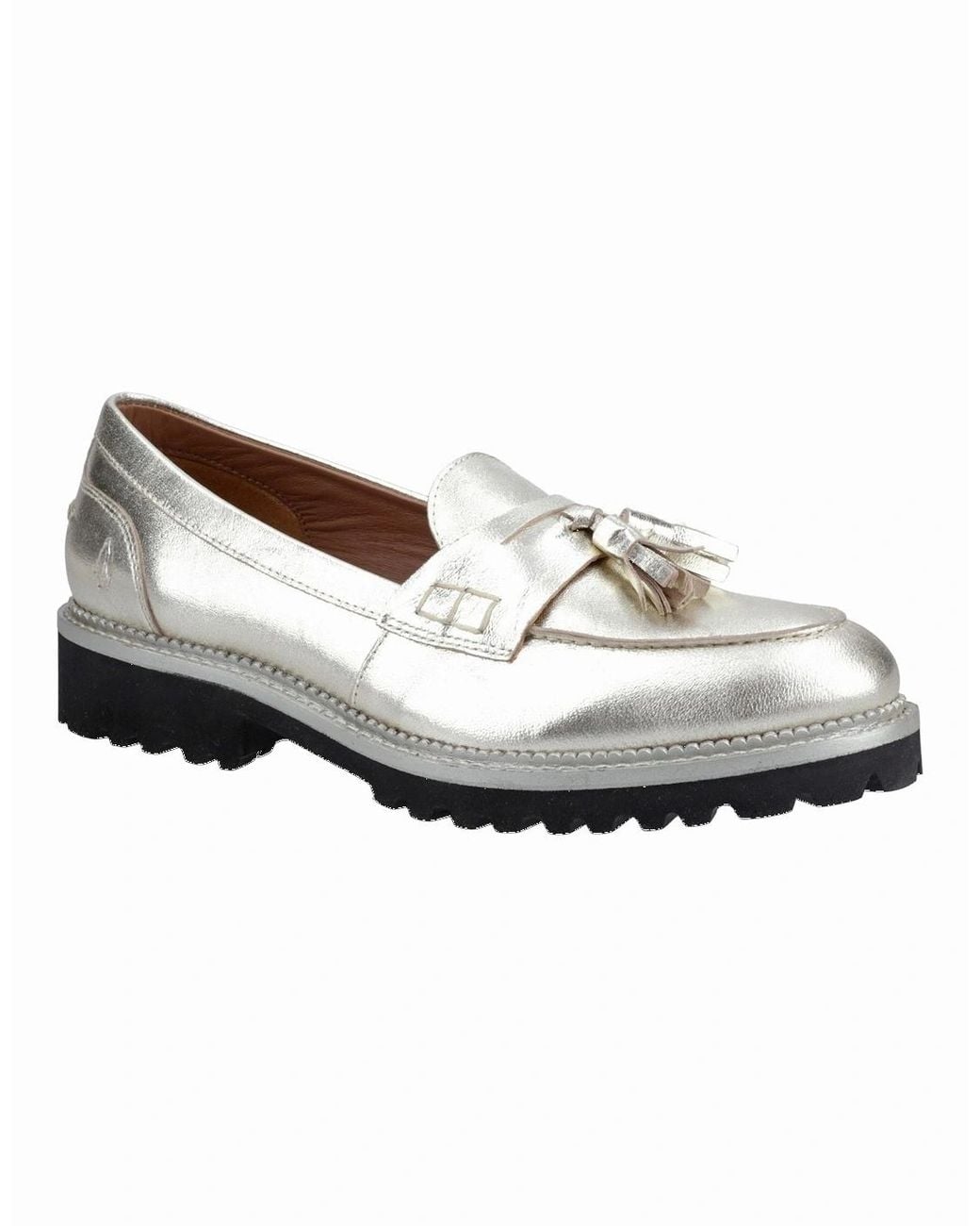 Hush Puppies White Ginny Loafer Slip On Shoes