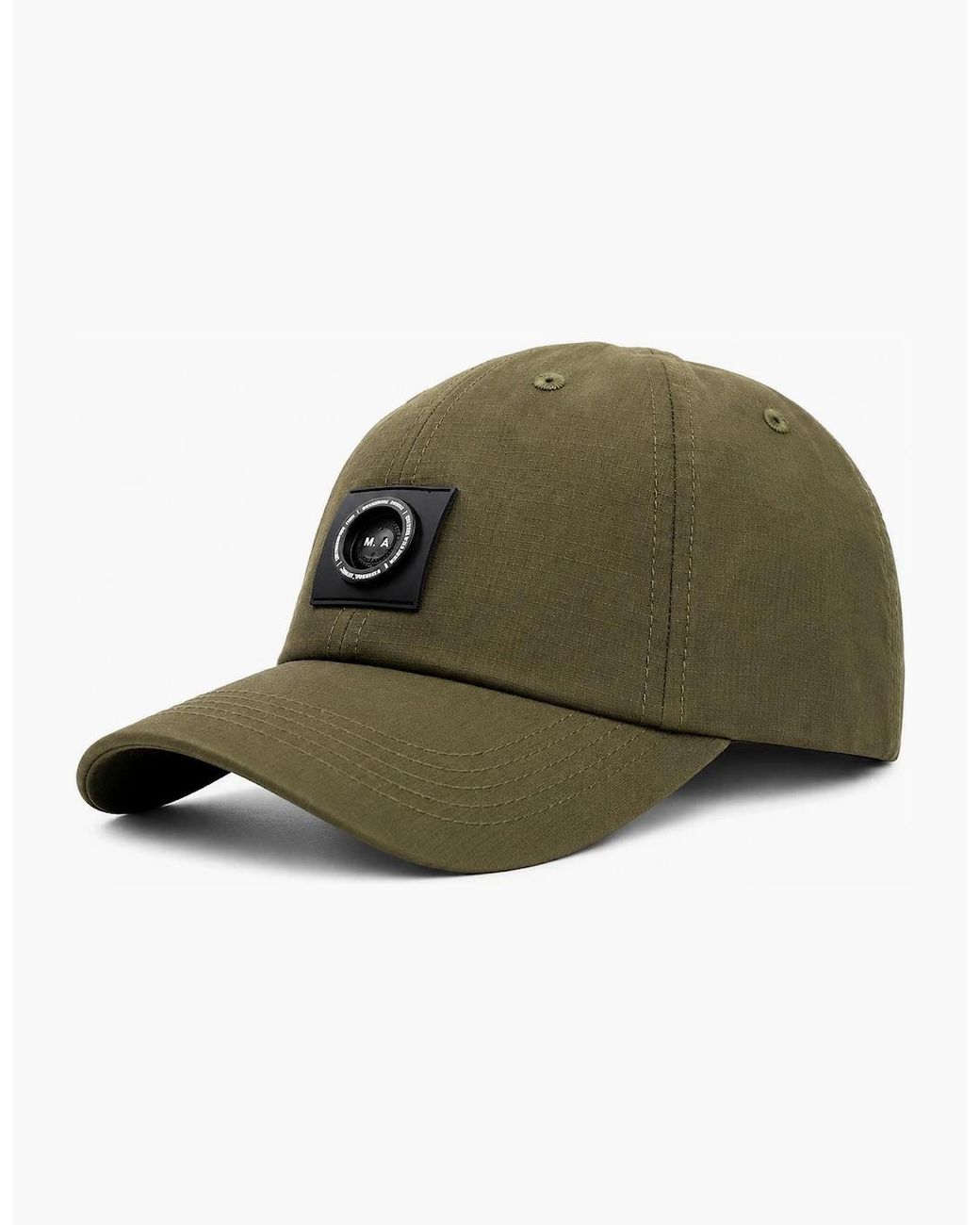 Marshall Artist Green Siren Nylon Ripstop Cap Khaki for men