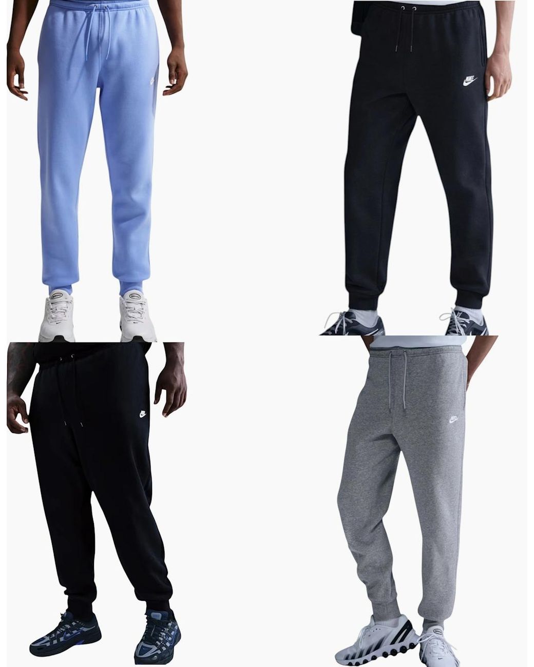Nike Blue Club Jogger Fleece Running Bottom Sweat Pants for men