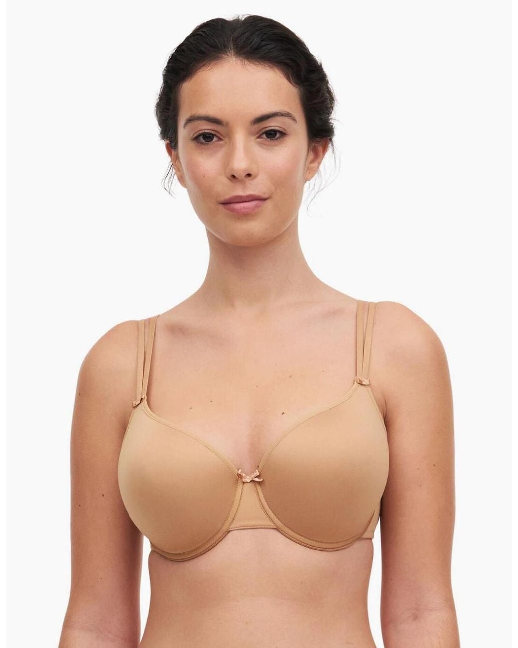 Chantelle Brown C12410 Basic Invisible T Shirt Bra
