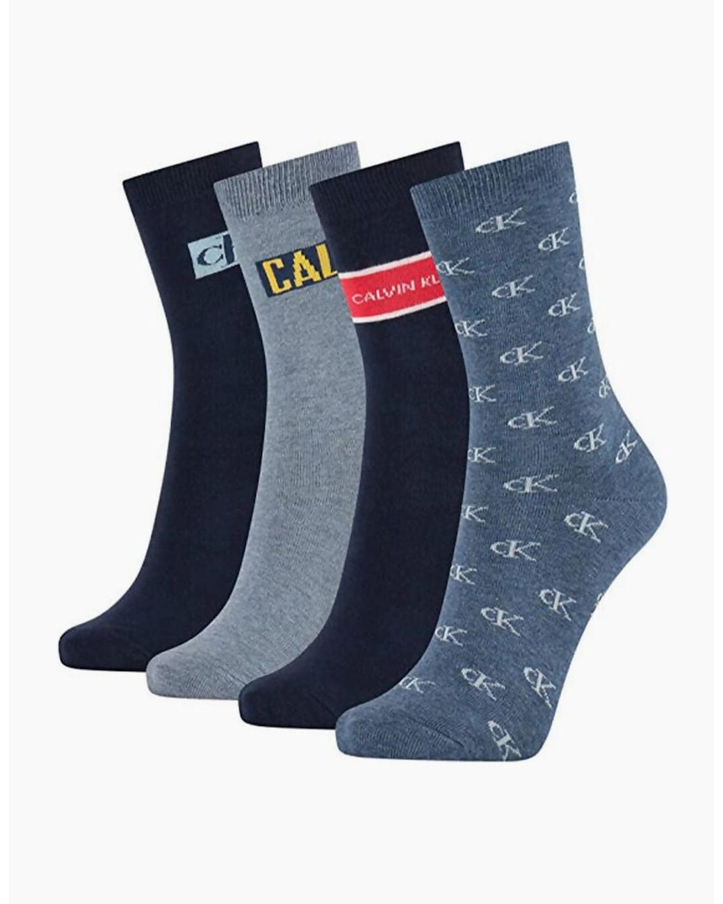 Calvin Klein Red Socks Gift Set 4 Pairs