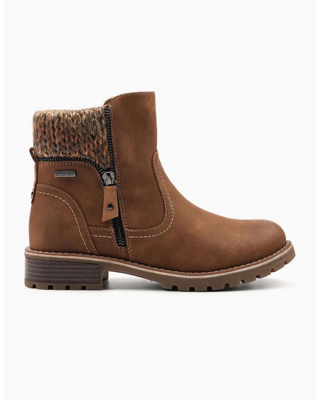Lunar Brown Breeze Ankle Boots
