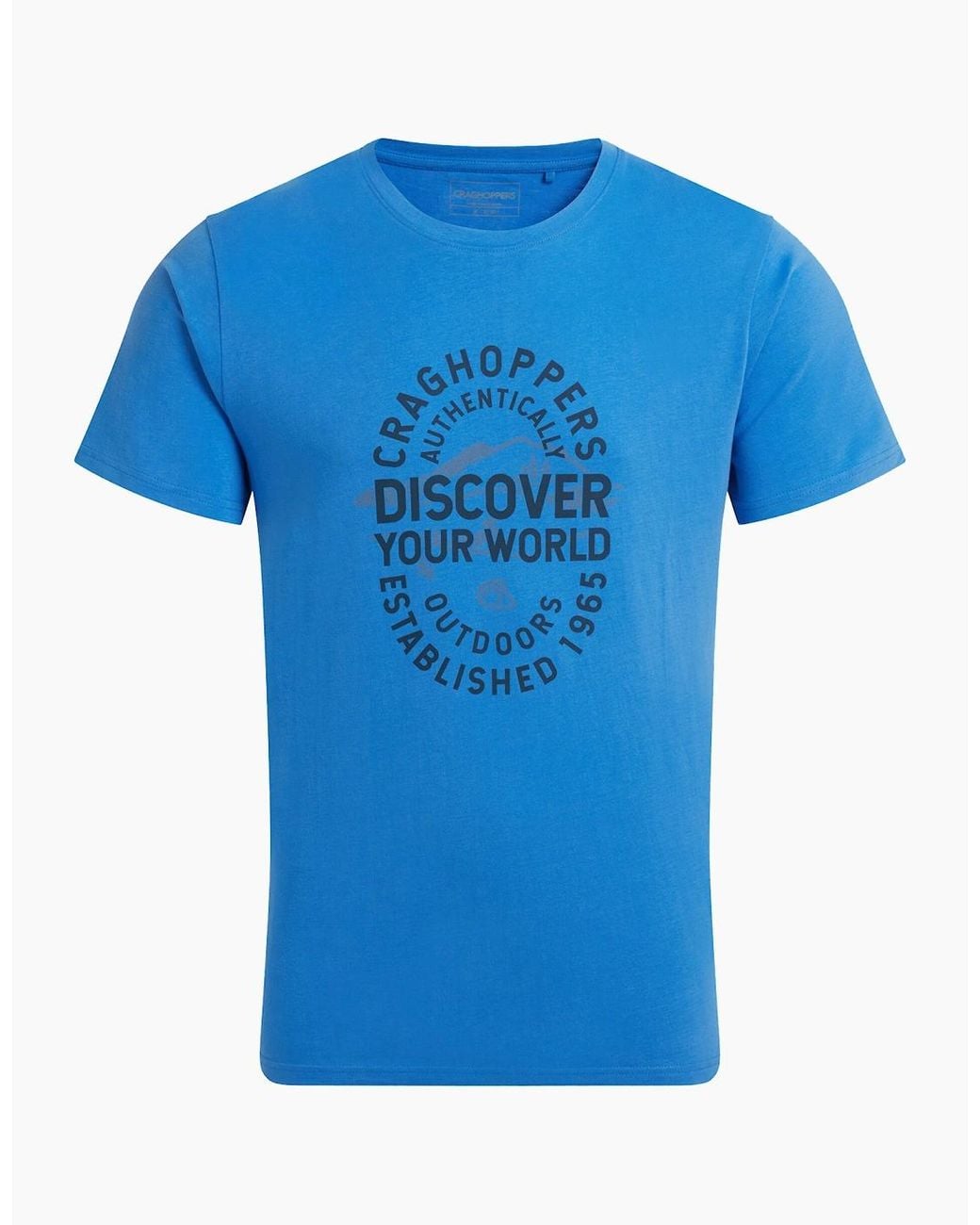 Craghoppers Blue Lucent Ii T-Shirt Azure Sky for men