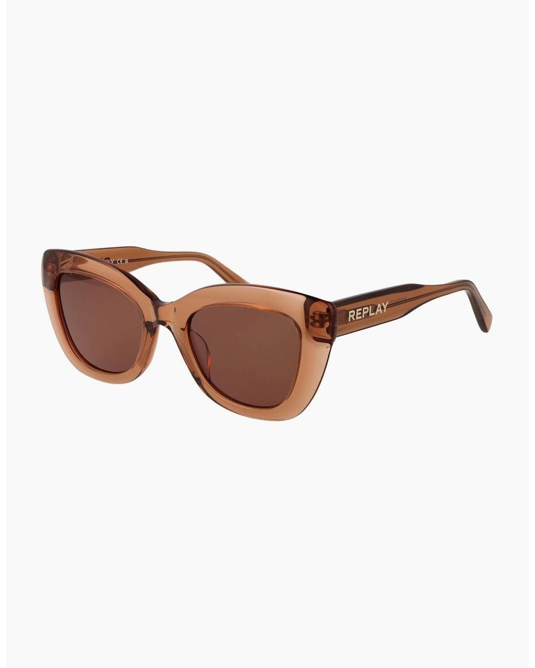 Replay Brown Sunglasses Ry676S H01 52