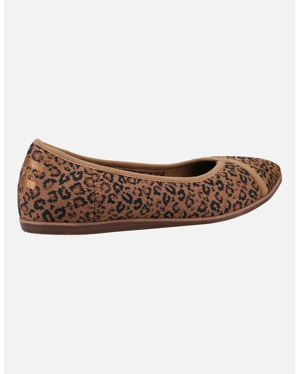 TOMS Brown Katie 100% Cotton Flats