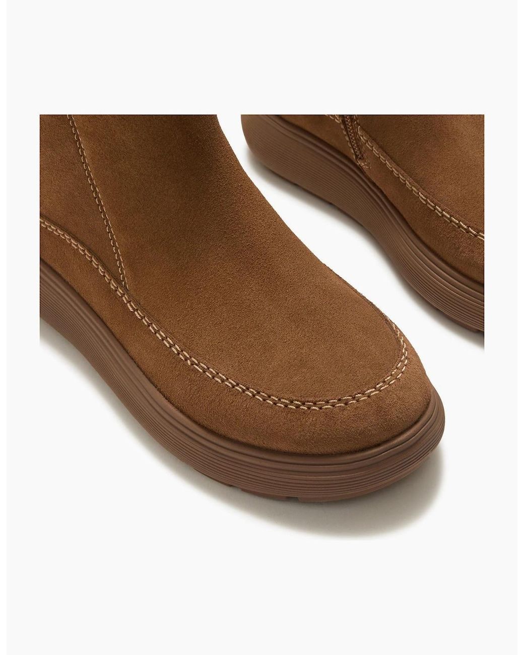 Fitflop Brown Iq-Comff Suede Terracotta Tan Boots