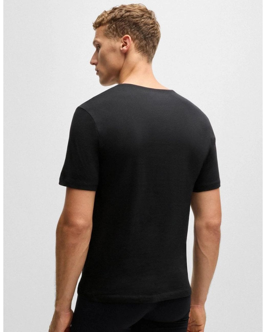Boss Black Boss 3-Pack V-Neck Underwear T-Shirts for men