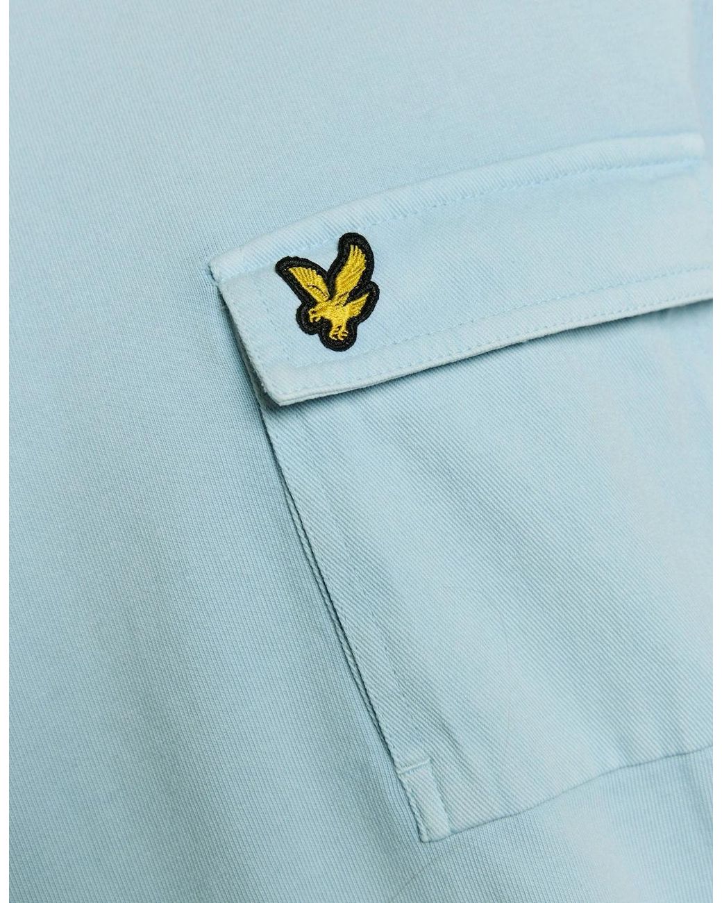 Lyle & Scott Blue Cargo Pocket T-Shirt for men