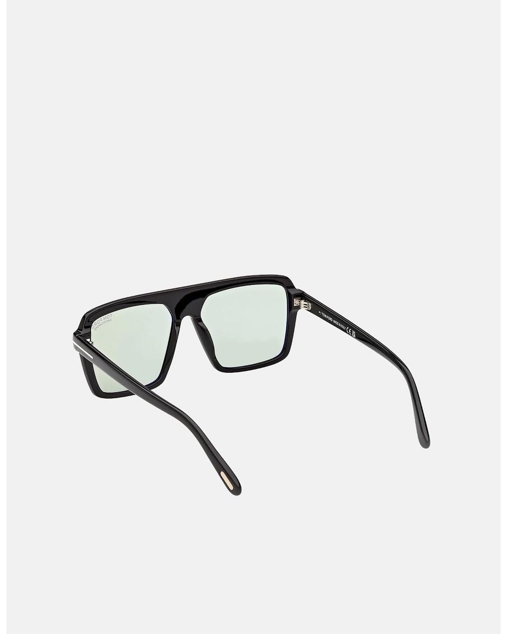 Tom Ford Black Vincent Square Frame Sunglasses for men