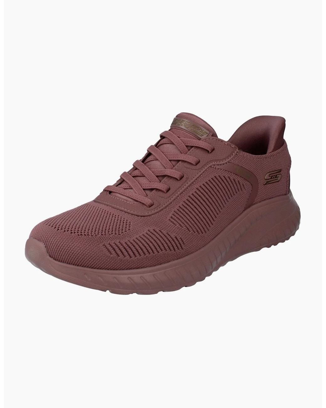 Skechers Purple Bobs Squad Chaos Current Muse Trainers 117497 Shoes Ros