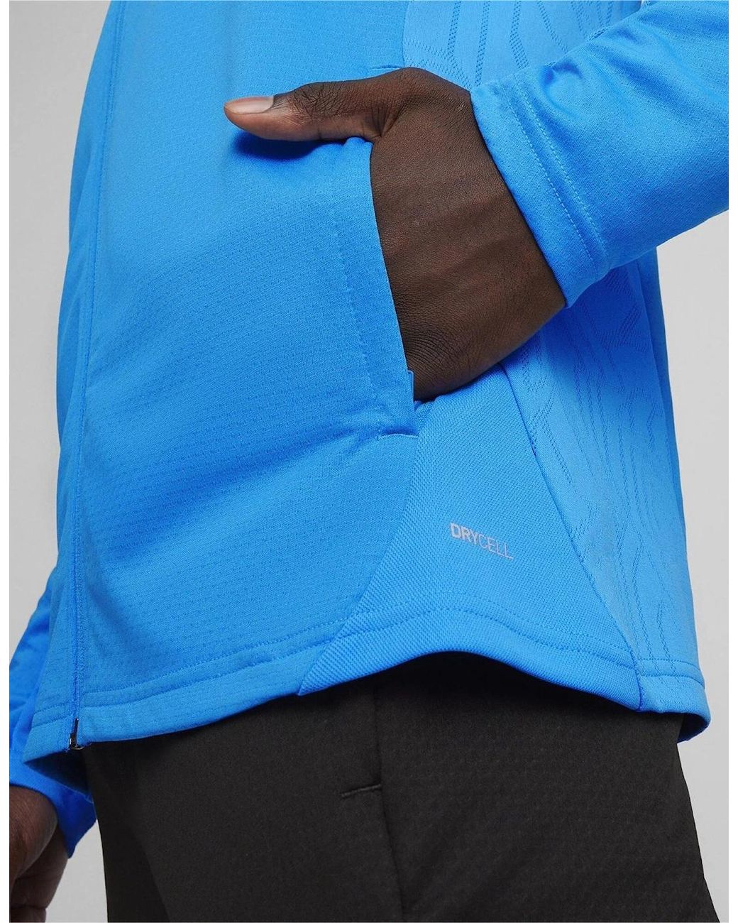 PUMA Blue Performance Moisture Wicking Training Jacket for men