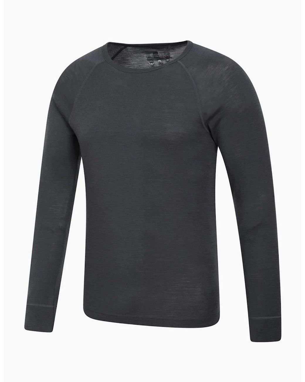 Mountain Warehouse Gray Merino Wool Thermal Top for men