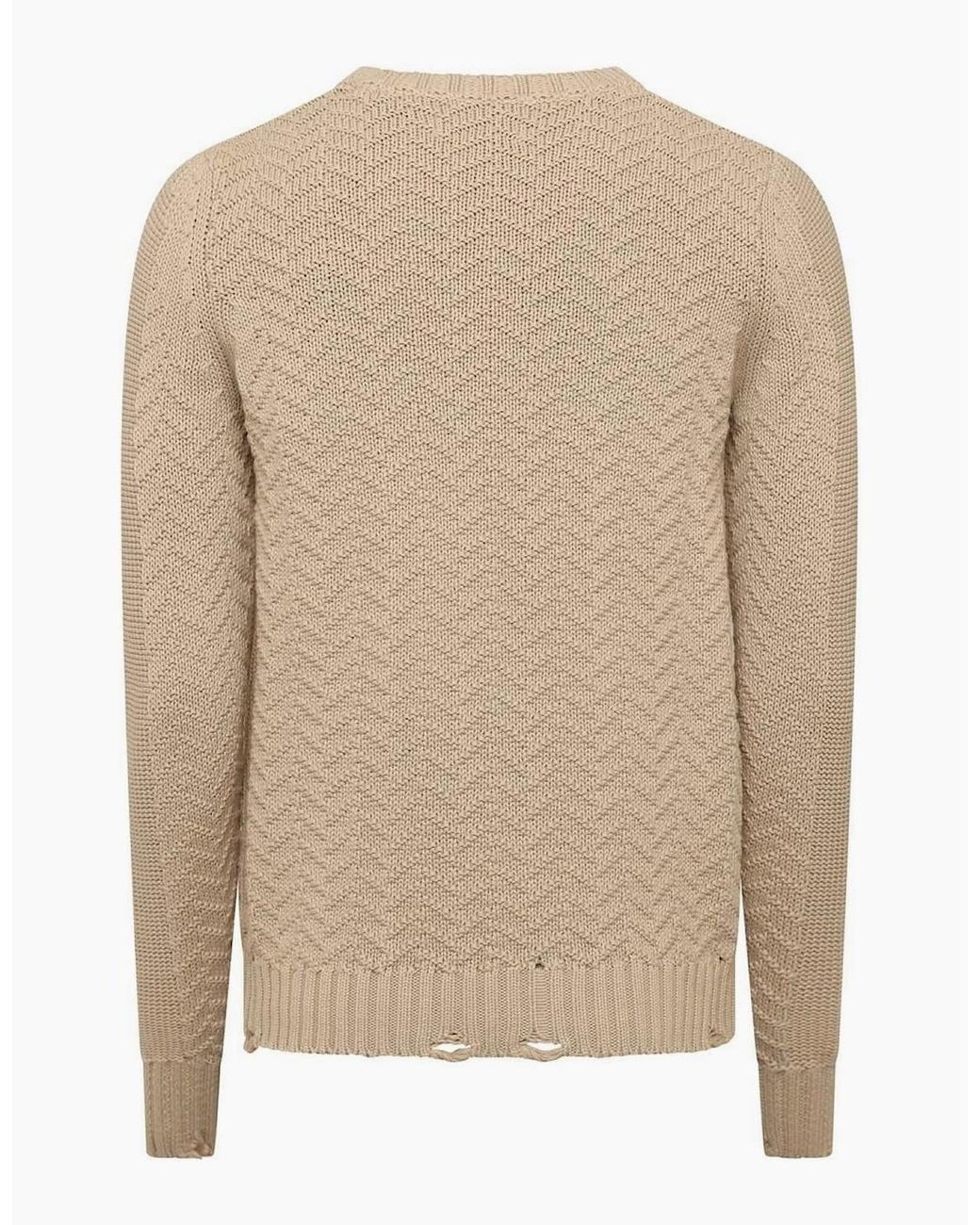 Replay Natural Crewneck Sweater for men