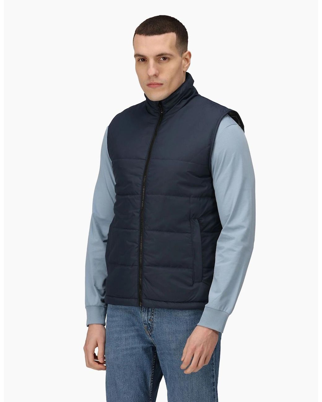 Regatta Blue Professional Quilted Insulated Body Warmer for men