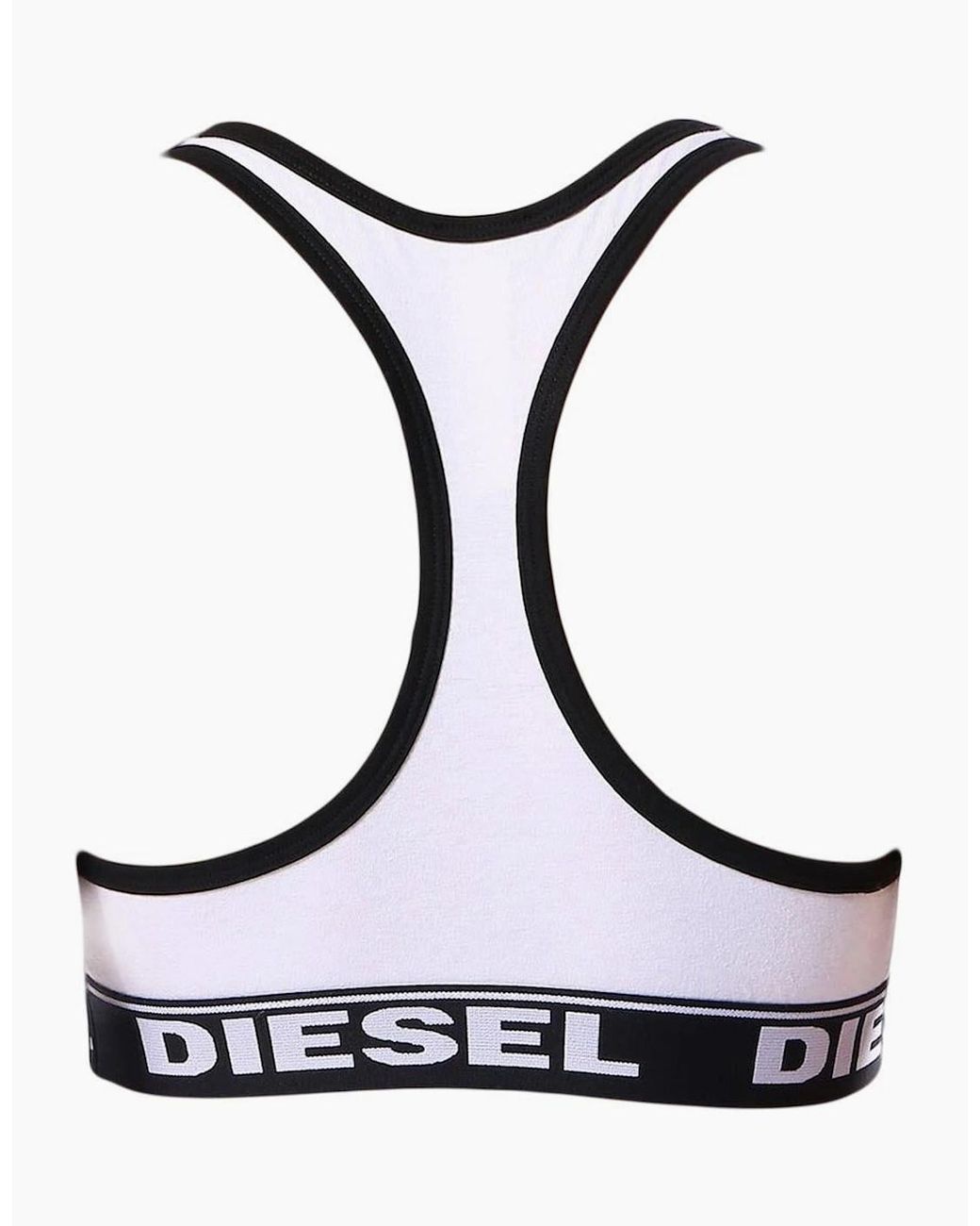 DIESEL White Miley Cotton Bralette