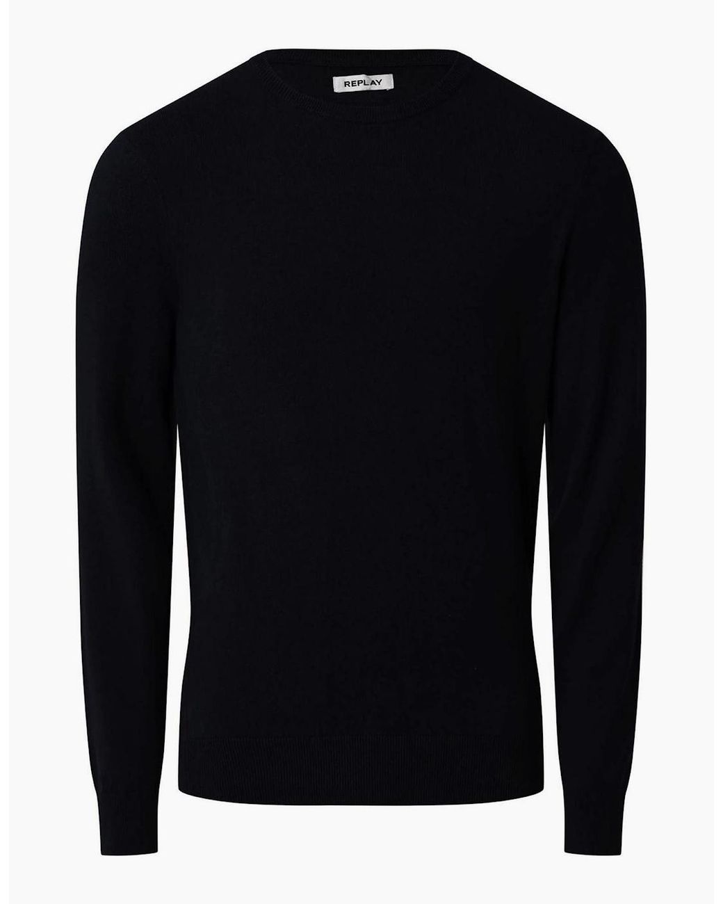 Replay Blue Crewneck Sweater for men