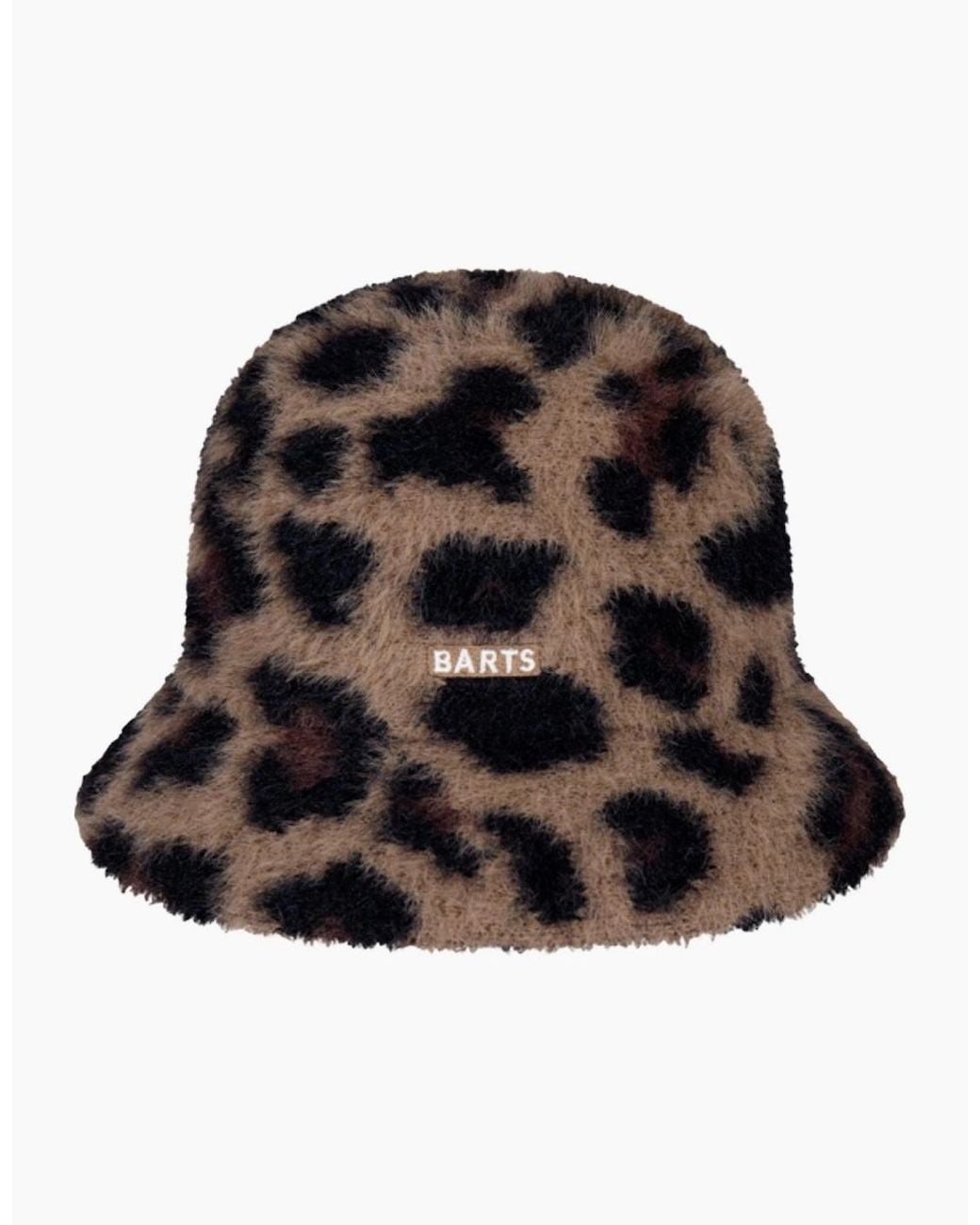 Barts Black Lylja Faux-Fur Bucket Hat