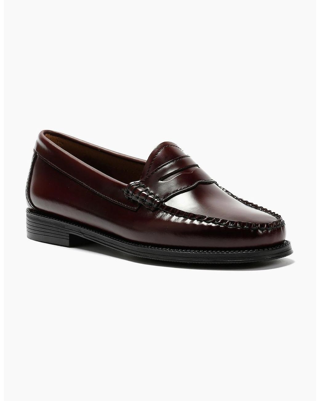 G.H.BASS Brown G. H. Bass Weejun Ii Leather Wine Penny Loafers