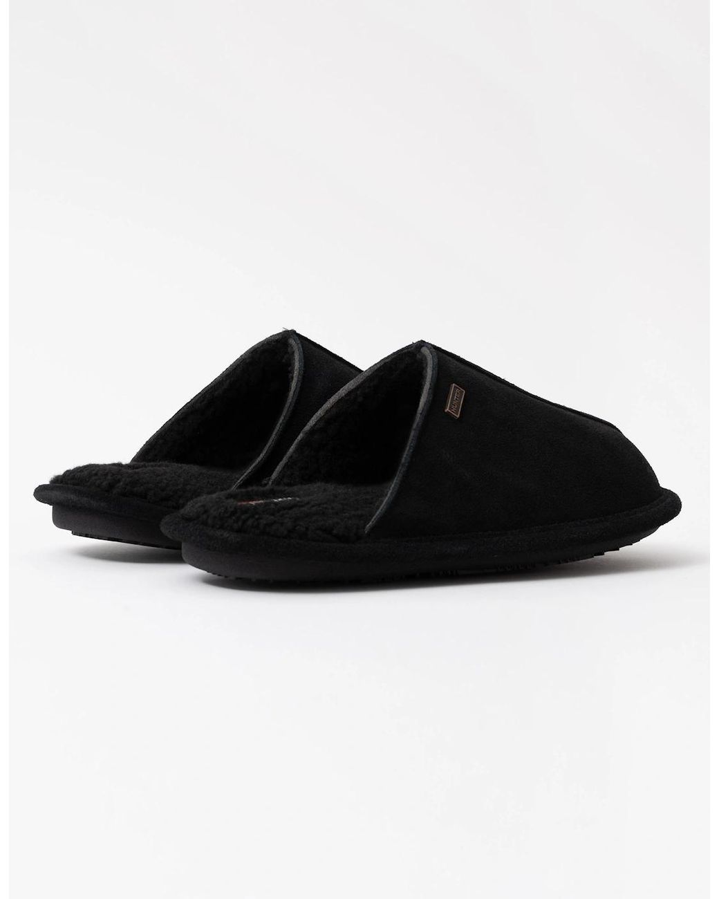 Hunter Black Mule Slipper for men