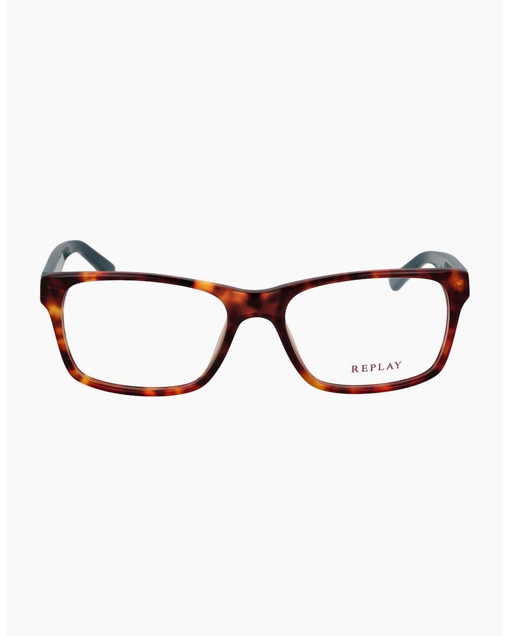 Replay Brown Optical Frame Ry036 01N 55 for men