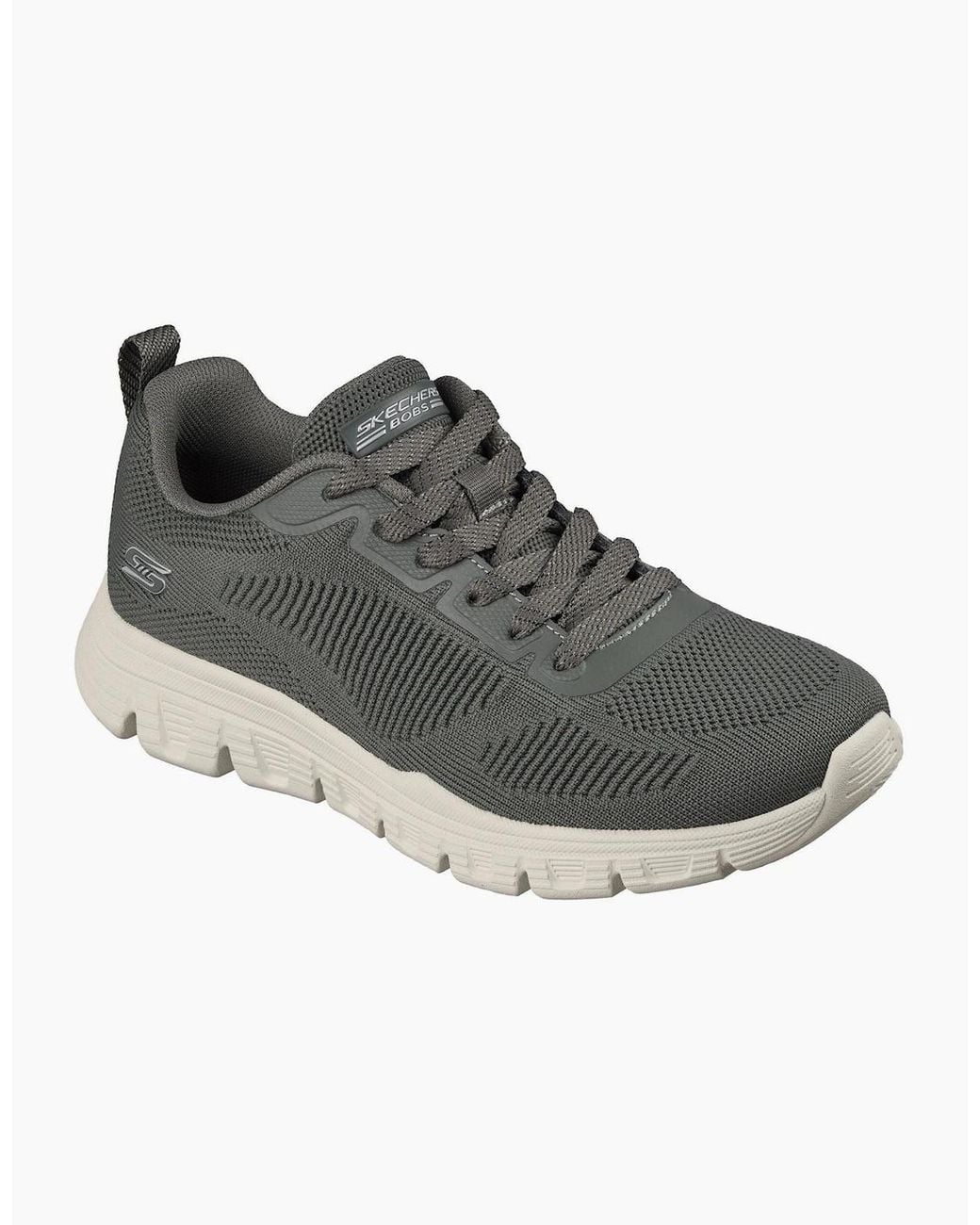 Skechers Black Bobs B Lite Textile Trainers